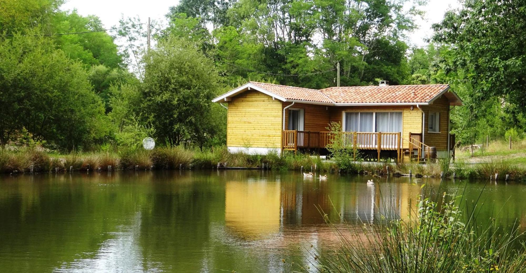 Chalet " Cote Lac " Castets Exteriér fotografie